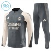 Real Madrid Trainings Sweatshirt Quarter-zip 2024-25 Grijze - Kids